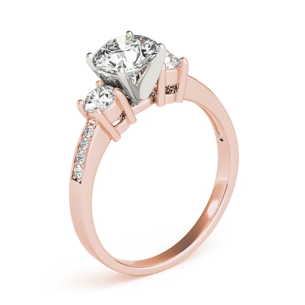 3-Stone Single Row Engagement Ring - Image 12