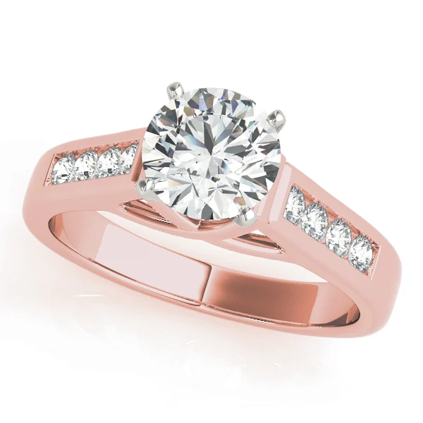Channel Set Single Row Engagement Ring - Image 9