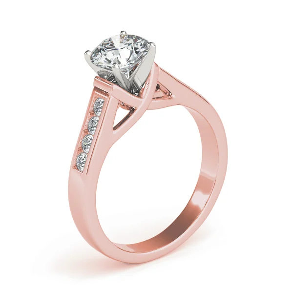 Channel Set Single Row Engagement Ring - Image 12