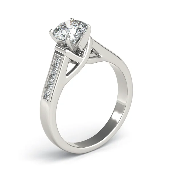 Channel Set Single Row Engagement Ring - Image 4