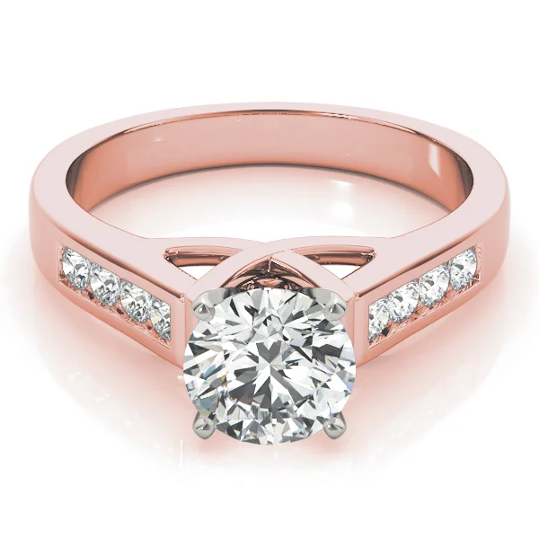 Channel Set Single Row Engagement Ring - Image 11