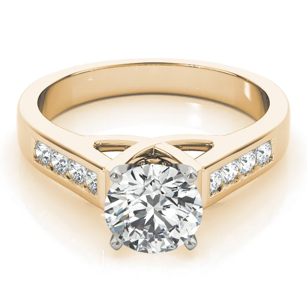 Channel Set Single Row Engagement Ring - Image 7