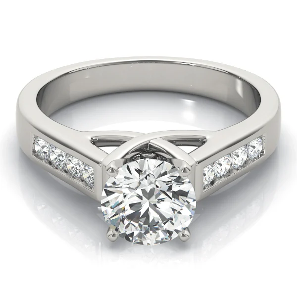 Channel Set Single Row Engagement Ring - Image 3