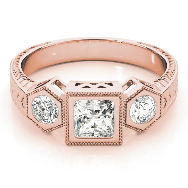 ENGAGEMENT RINGS 3 STONE PRINCESS - Image 11
