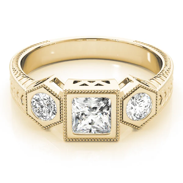 ENGAGEMENT RINGS 3 STONE PRINCESS - Image 7