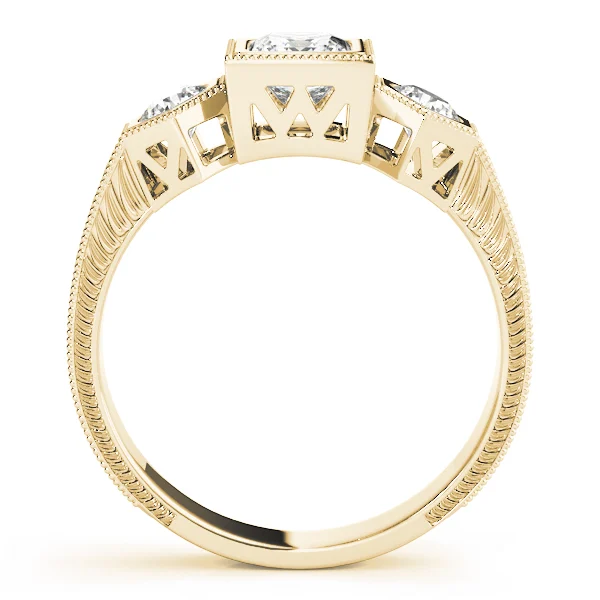 ENGAGEMENT RINGS 3 STONE PRINCESS - Image 6