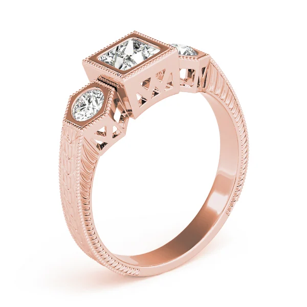 ENGAGEMENT RINGS 3 STONE PRINCESS - Image 12