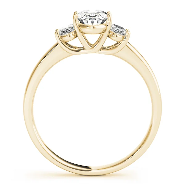 3-Stone Trellis Oval Engagement Ring - Image 6