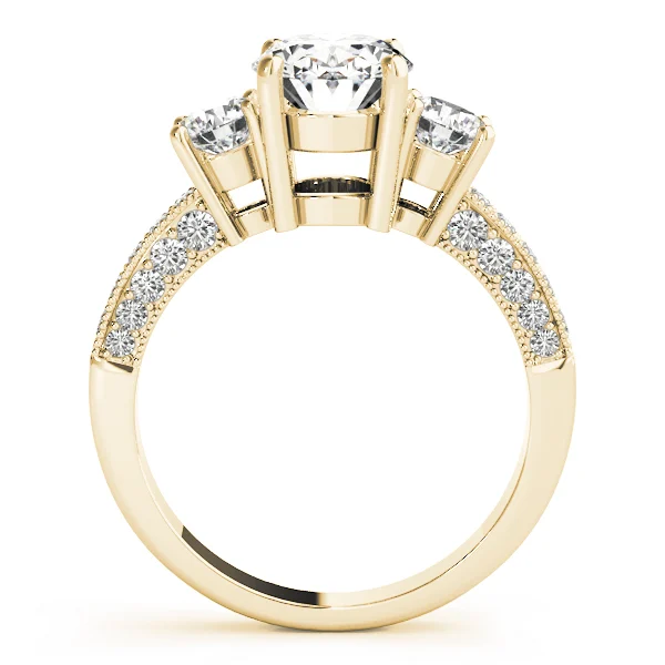 ENGAGEMENT RINGS 3 STONE OVAL - Image 6