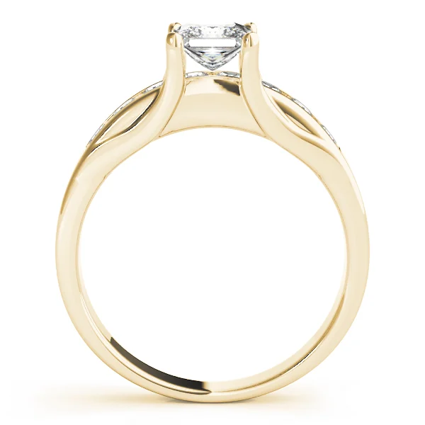 Single Row Channel Set Engagement Ring - Image 6