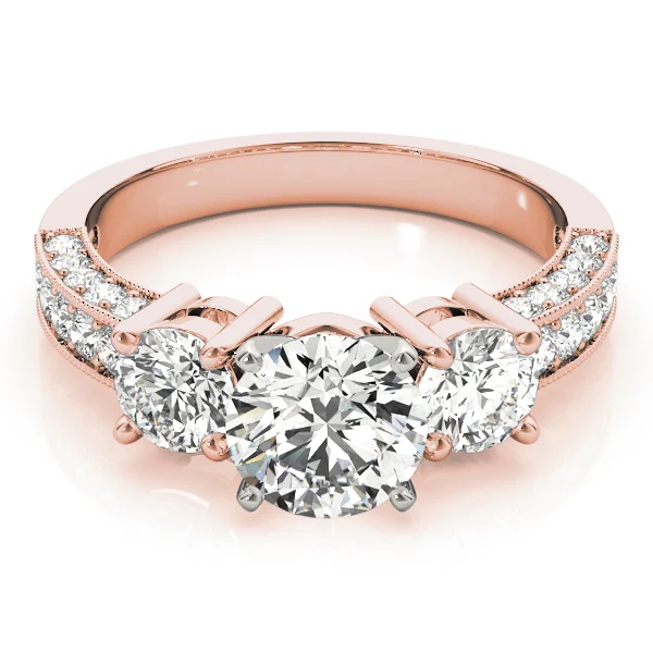 3-Stone Prong Set Engagement Ring - Image 11