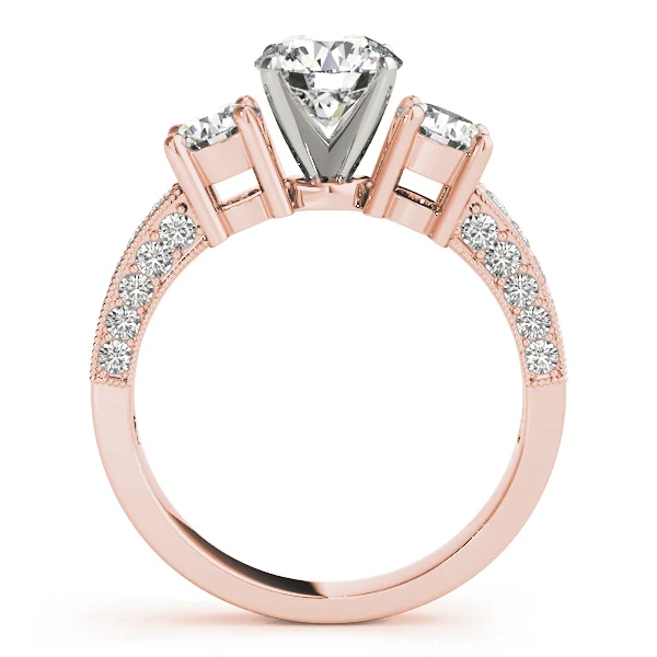 3-Stone Prong Set Engagement Ring - Image 10