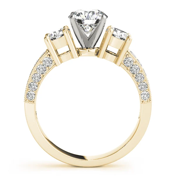 3-Stone Prong Set Engagement Ring - Image 6