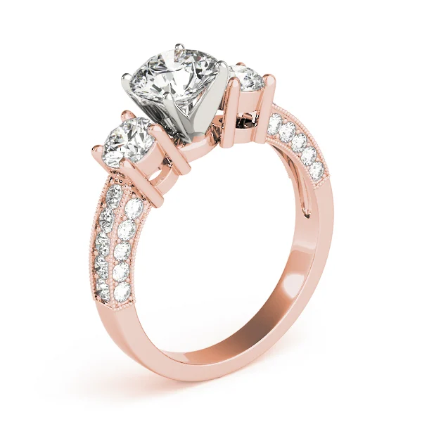 3-Stone Prong Set Engagement Ring - Image 12
