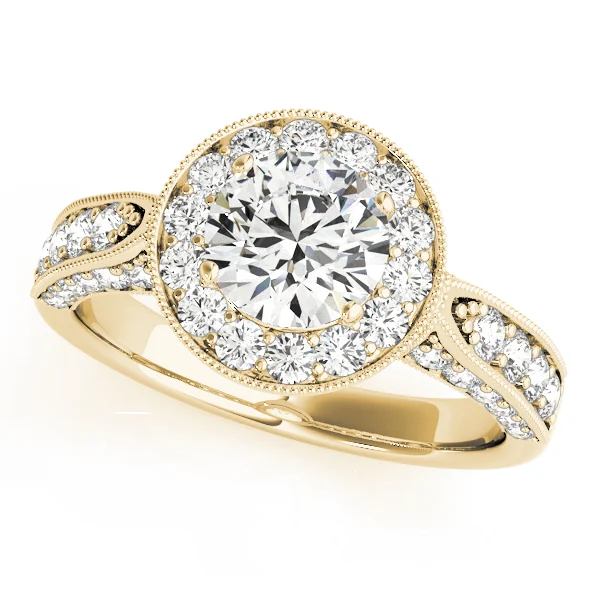 ENGAGEMENT RINGS HALO ROUND - Image 5