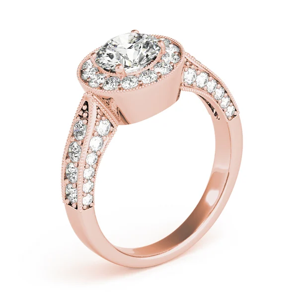ENGAGEMENT RINGS HALO ROUND - Image 12