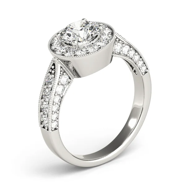 ENGAGEMENT RINGS HALO ROUND - Image 4