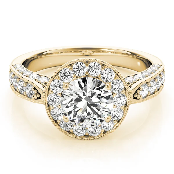 ENGAGEMENT RINGS HALO ROUND - Image 7