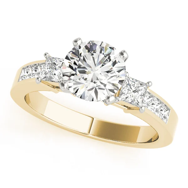 3-Stone Channel Set Engagement Ring - Image 5