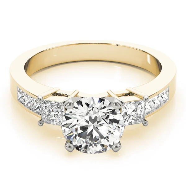 3-Stone Channel Set Engagement Ring - Image 7