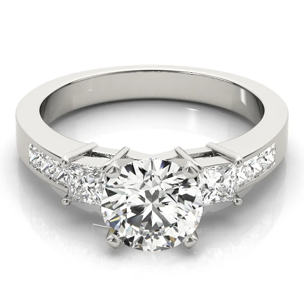 3-Stone Channel Set Engagement Ring - Image 3