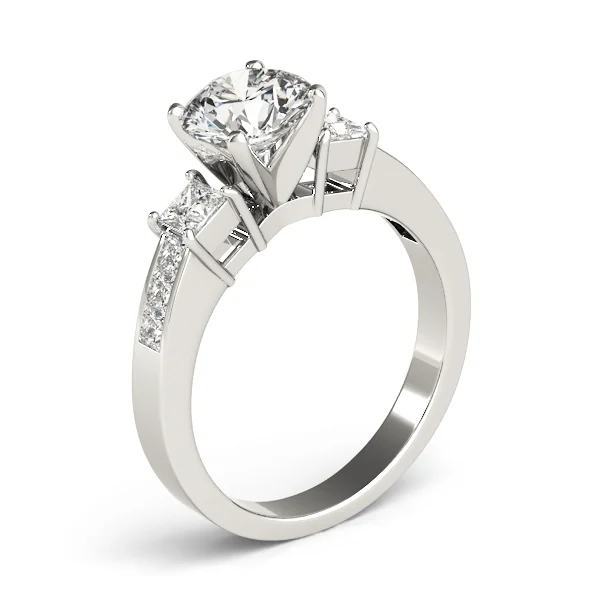 3-Stone Channel Set Engagement Ring - Image 4