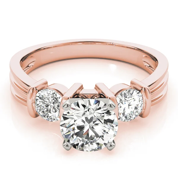 3-Stone Round Engagement Rings - Image 11