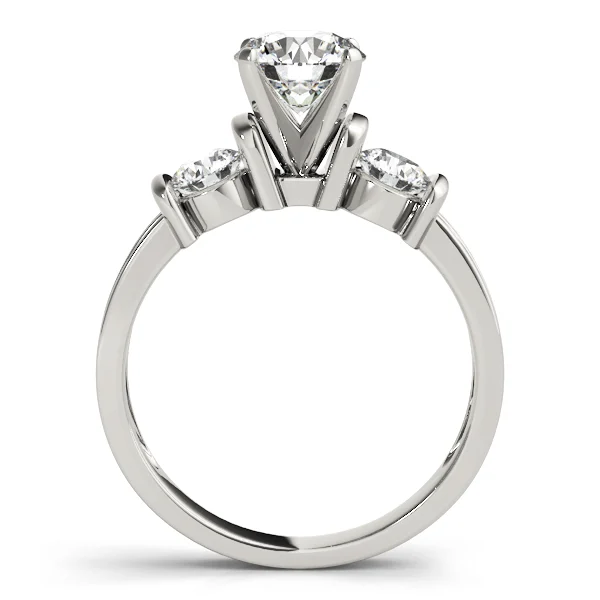 3-Stone Round Engagement Rings - Image 2