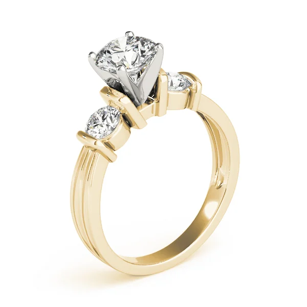 3-Stone Round Engagement Rings - Image 8