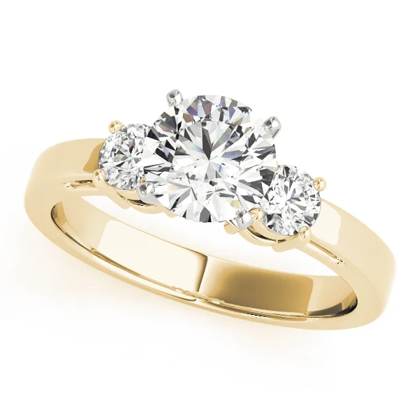 3-Stone Prong Set Engagement Ring - Image 5