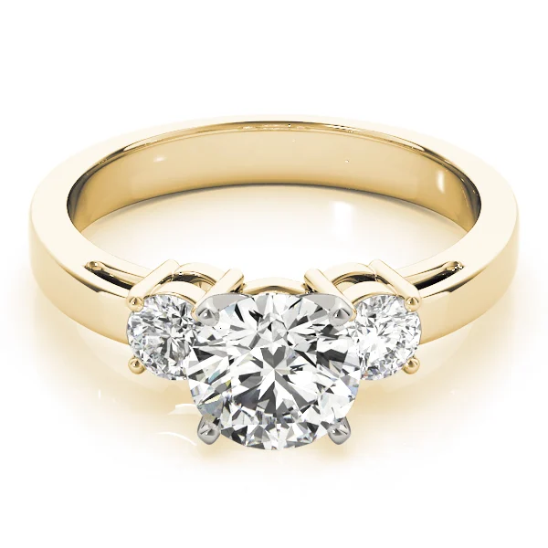 3-Stone Prong Set Engagement Ring - Image 7