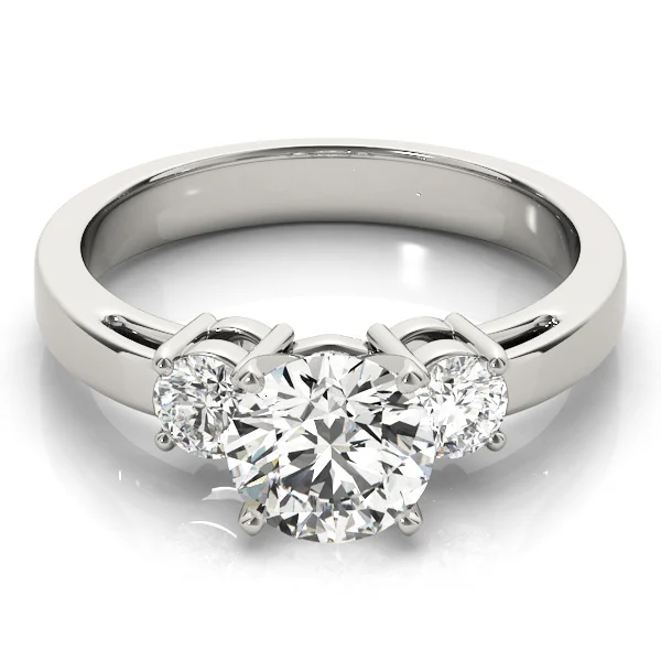 3-Stone Prong Set Engagement Ring - Image 3