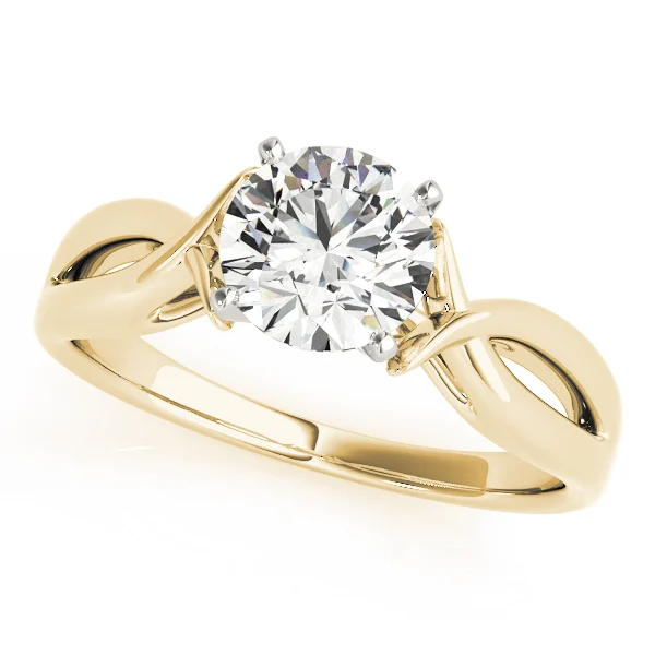 Twisted Shank Solitaire Engagement Ring - Image 5