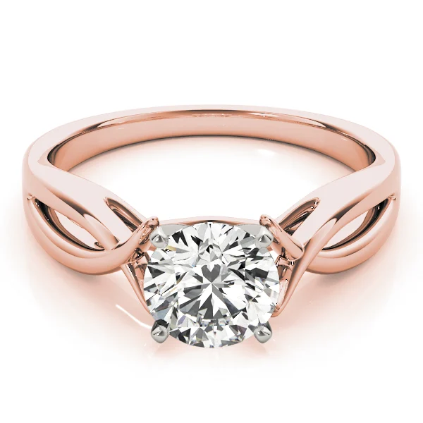 Twisted Shank Solitaire Engagement Ring - Image 11