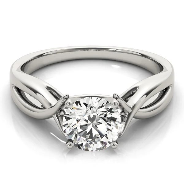 Twisted Shank Solitaire Engagement Ring - Image 3