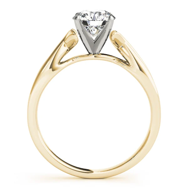 Twisted Shank Solitaire Engagement Ring - Image 6