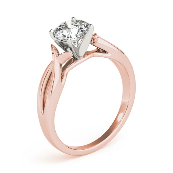 Twisted Shank Solitaire Engagement Ring - Image 12