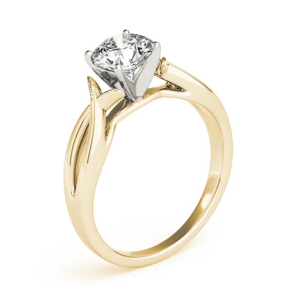 Twisted Shank Solitaire Engagement Ring - Image 8