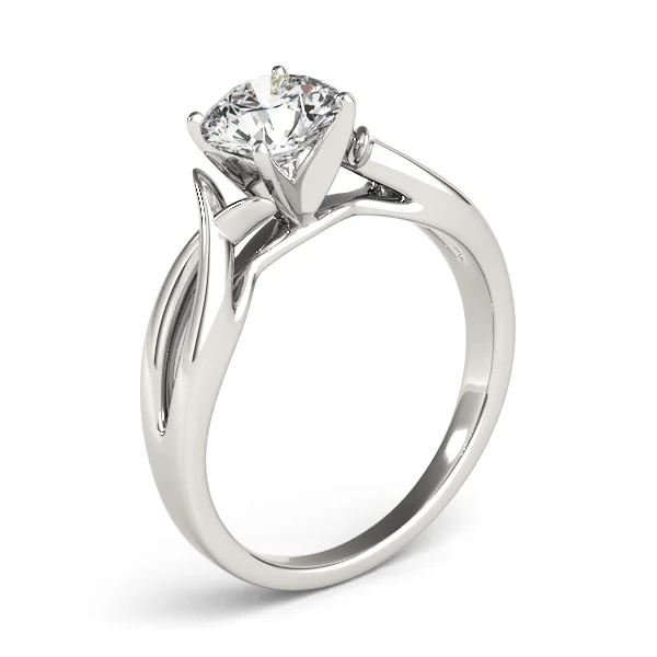 Twisted Shank Solitaire Engagement Ring - Image 4