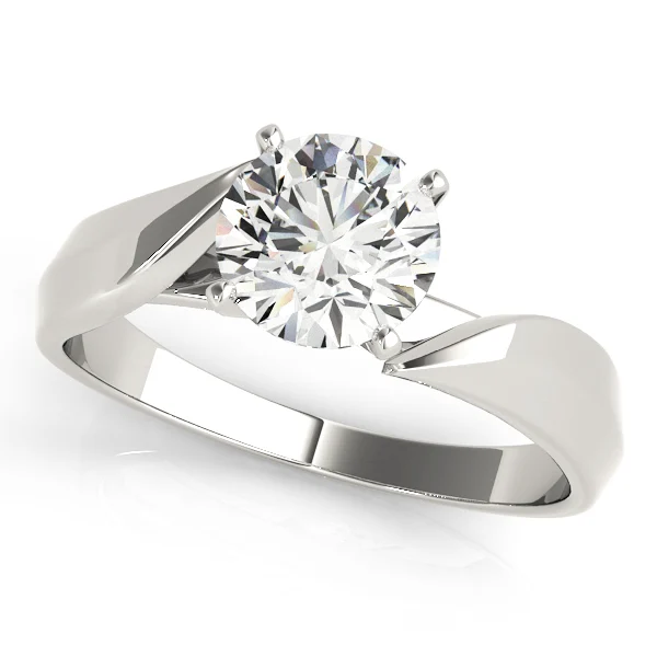 Solitaire Prong Set Engagement Ring
