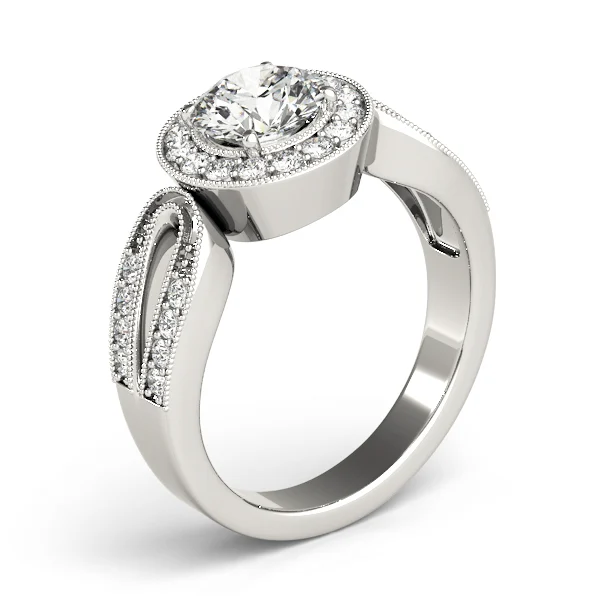 ENGAGEMENT RINGS HALO ROUND - Image 4