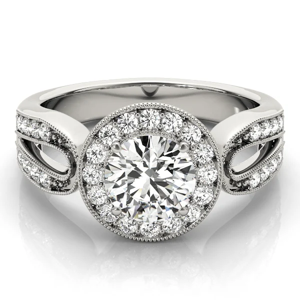 ENGAGEMENT RINGS HALO ROUND - Image 3