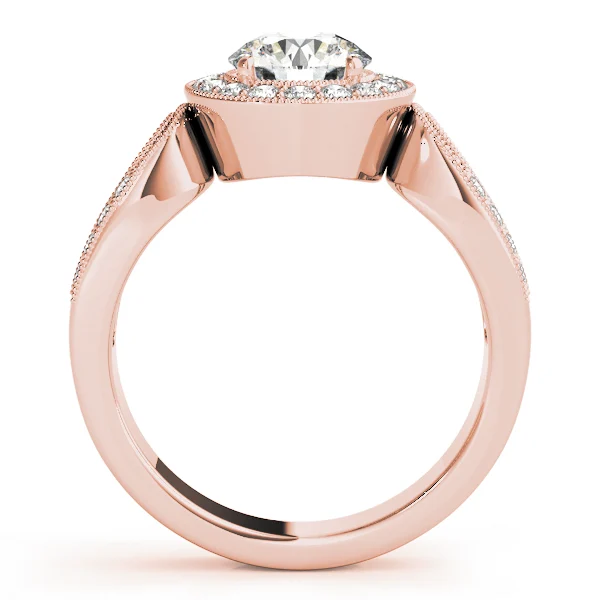 ENGAGEMENT RINGS HALO ROUND - Image 10