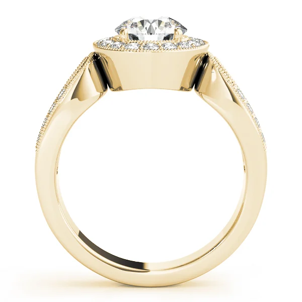 ENGAGEMENT RINGS HALO ROUND - Image 6