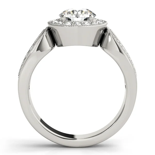 ENGAGEMENT RINGS HALO ROUND - Image 2