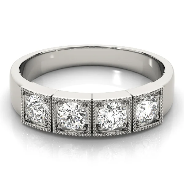 ENGAGEMENT RINGS 3 STONE ROUND - Image 3