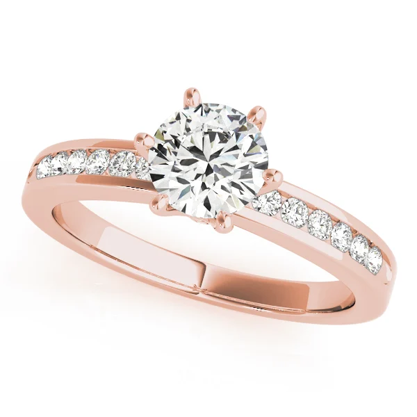 Channel Set Single Row Engagement Ring - Image 9