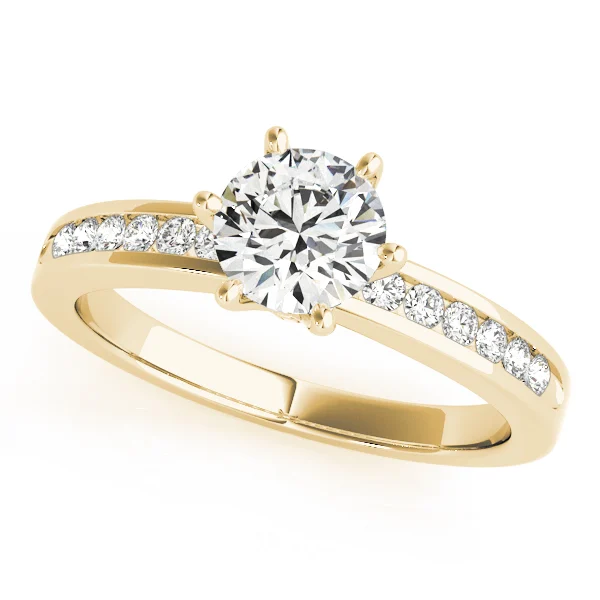 Channel Set Single Row Engagement Ring - Image 5