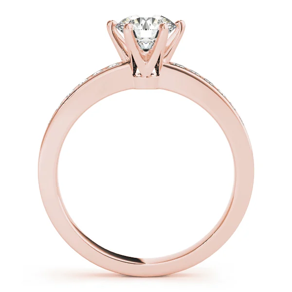 Channel Set Single Row Engagement Ring - Image 10