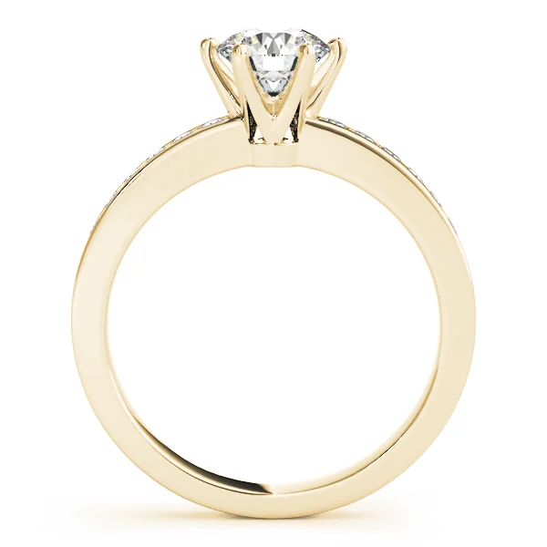 Channel Set Single Row Engagement Ring - Image 6